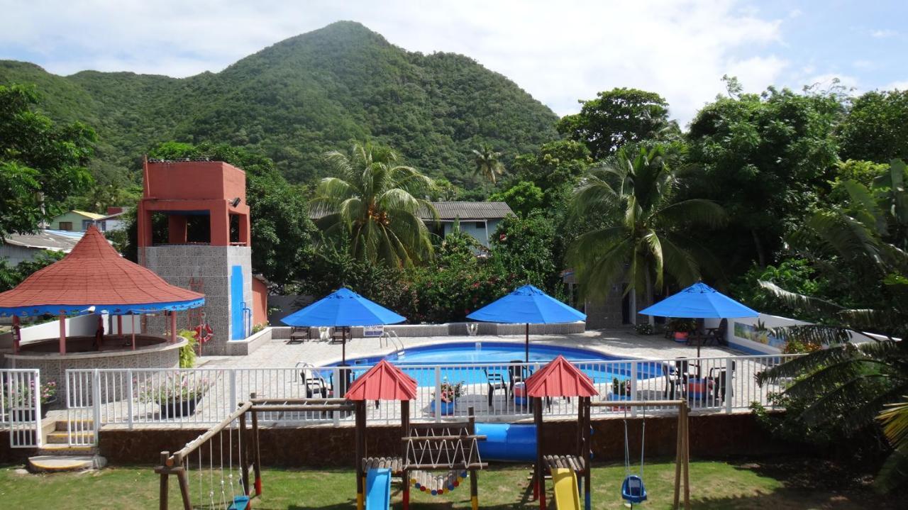 Hotel Posada Del Mar Fresh Water Bay ภายนอก รูปภาพ